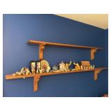 Wood Shelves, Asian Theme Decor, Picture Frames