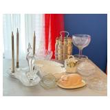 Vintage Tiffin Glass Flower Floater, Mikasa