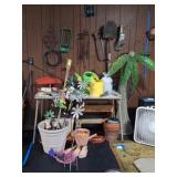 Garden Decor, Lightup Palm Tree, Planters