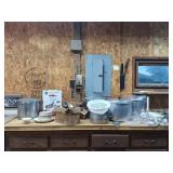 Canning Pots, Meat Grinders, Milk Glass