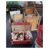 Vintage Baby Doll Beds, Doll House & Furniture