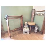 Spinning Chair, Quilt Rack