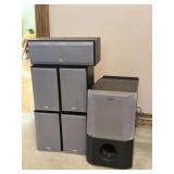 Toshiba TV and JVC Speakers