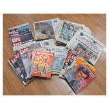 Historical Newspapers: JFK, Bin Laden, Life Mags