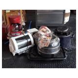 Nuwave, Rotisserie, Presto Griddle, Crock Pots
