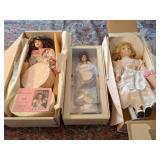 Porcelain Dolls: Franklin Mint & Paradise Gallery