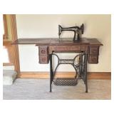 Antique Singer Treadle Sewing Machine
