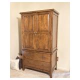 Wooden Wardrobe & 2 Night Stands