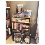 Bookcase, Books: Gerritsen, Michaels, Young