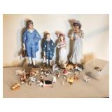 Miniature Bone China & Lefton Figurines