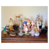 Avon Bottles, Vintage Mirror & Brush Set