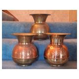 (3) All Famous Havana 5 Cent Cigars Spittoons
