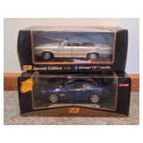 (2) Maisto Die-Cast 1:18 Scale: GTO & Mercedes