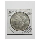 1904 O Morgan Silver Dollar, BU UC MS62