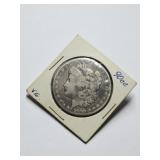 1890 CC Morgan Silver Dollar, VG