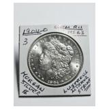 1904 O Morgan Silver Dollar, Gem BU MS63