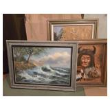 Paintings, B&D Leaf Blower, Eastlake Rocker