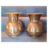 (2) Wells Fargo & Co Overland Spittoons
