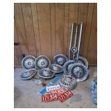 Vintage: Buick Grill, Hub Caps, License Plates