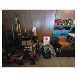 Dolly, Lawn Tools, Extension Cord, Sign