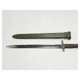 WWI US Springfield Model 1905 Bayonet & Sheath