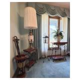 3 Piece Entryway Set, Lamp, Canes