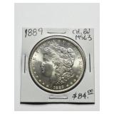 1989 Morgan Silver Dollar, CH BU MS63