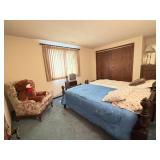 Twin Beds, Arm Chair, Teddy Bear, Lamp
