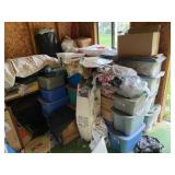 Shed Treasure Hunt! Holiday Decorations, Totes