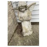 Garden Stone Angel & Bear, 2 Benches, Windmill