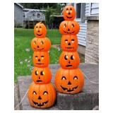 2 Union Products Pumpkin Totem Blow Molds
