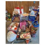 Empire Santa Blow Mold, Rotating Tree Stand & More