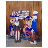 Union Products Uncle Sam Blow Mold, 4th of July