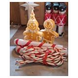 Union Products Gingerbread Blow Molds, Candy Canes