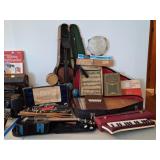 Oscar Auto Harp, Hohner Melodica, Bundy Clarinet