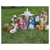 1982 Carolina & Empire Nativity Blow Molds