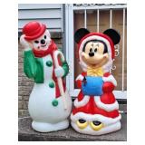 Blow Molds: Disney Minnie Mouse, Snowman