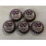 (5 COUNT) VINTAGE BOTTLE CAPS BIRELEYS GRAPE