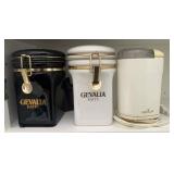 (2)GEVALIA KAFFE DECANTERS & GRINDER