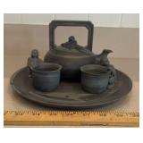 YIXING TEAPOT SET-UNGLAZED CLAY