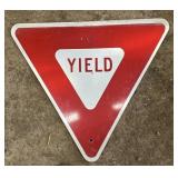 ALUMINUM STREET/ROAD SIGN-"YIELD"