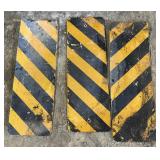 (3)ALUMINUM STREET/ROAD SIGN-"NARROW CROSSING"-TWO
