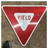ALUMINUM STREET/ROAD SIGN-"YIELD"