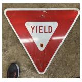 ALUMINUM STREET/ROAD SIGN-"YIELD"