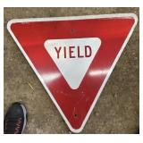ALUMINUM STREET/ROAD SIGN-"YIELD"