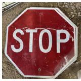 ALUMINUM STREET/ROAD SIGN-"STOP"