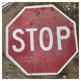 ALUMINUM STREET/ROAD SIGN-"STOP"