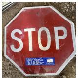 ALUMINUM STREET/ROAD SIGN-"STOP"
