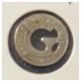 "GRAND RAPIDS RAILWAY" ***FARE*** TOKEN