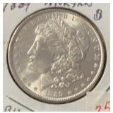 1889 MORGAN SILVER DOLLAR (90% SILVER) (BU)